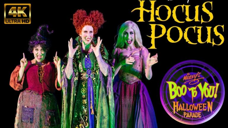 Mickey's Not-So-Scary Halloween Party Hocus Pocus - RAIN SHORTENED || 4K HD 60fps 1st Night 2022
