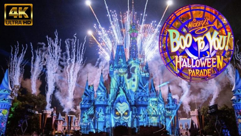 Mickey's Not-So-Scary Halloween Party Not So Spooky Spectacular Fireworks 4KHD 60fps 1st Night 2022