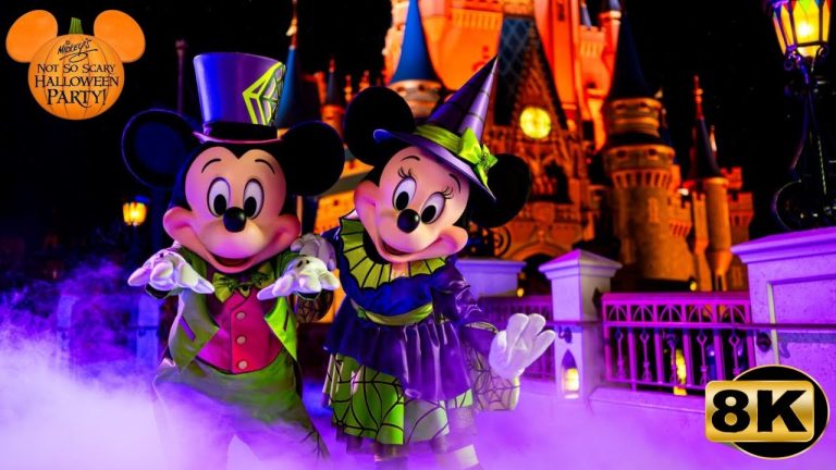 Mickey's Not-So-Scary Halloween Party 2025 Boo to You Parade 8k