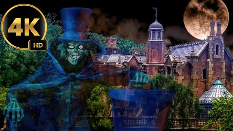 Haunted Mansion - 4K POV 60fps Full Ride Attraction - Magic Kingdom, Walt Disney World