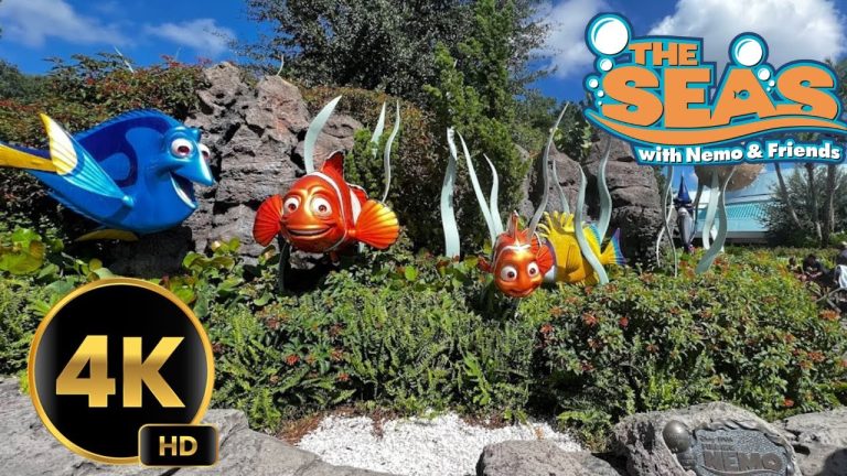 The Seas with Nemo & Friends Aquarium | 4K 60fps HD Full Show Attraction | Epcot Walt Disney World