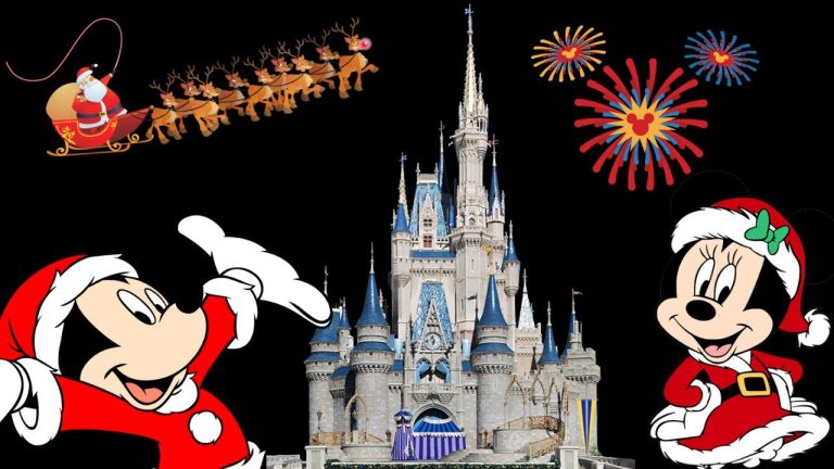 Magic Kingdom Main Street Christmas Stroll | 4K HD Walk | Magic Kingdom | Walt Disney World
