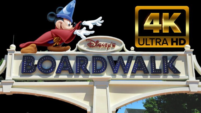 Disney Boardwalk to Hollywood Studios Walking Stroll | 4KHD 60fps Walt Disney World