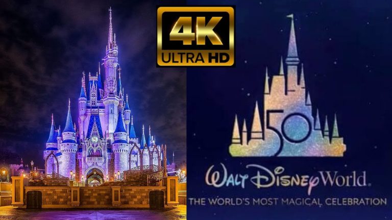 Magic Kingdom Cinderella Castle Christmas Stroll | 4K HD Walk | Magic Kingdom | Walt Disney World