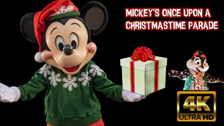 Mickey's Once Upon a Christmastime DAYTIME Parade | 4K HD Event| Magic Kingdom | Walt Disney World