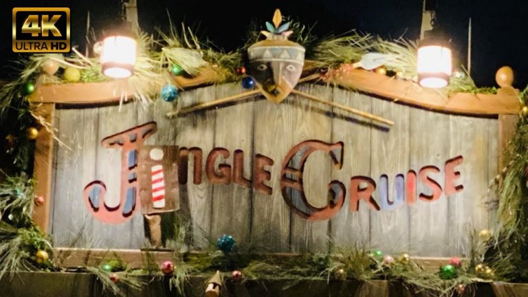 Jingle Jungle Cruise | 4K POV Full Show Attraction | Magic Kingdom: Walt Disney World