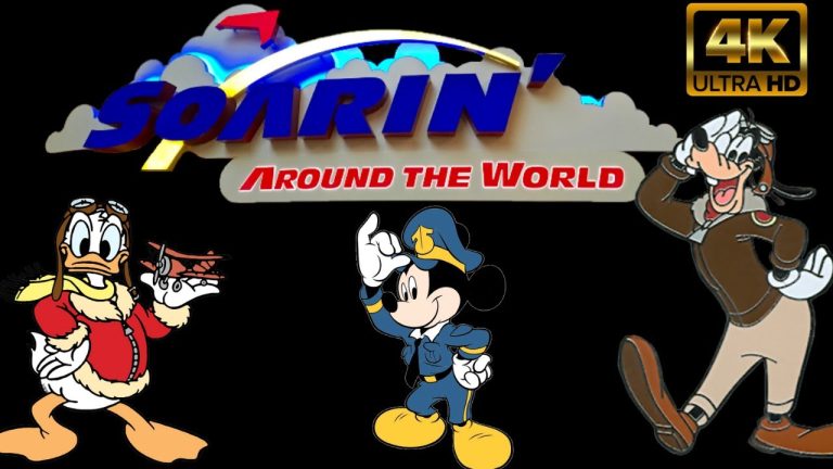 Soarin' Around the World - 4K POV Full Ride Attraction -Soarin': Epcot World Showcase Walt Disney