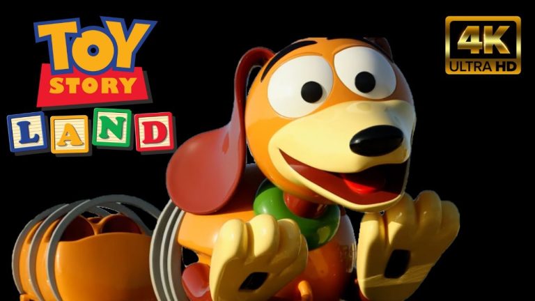 Slinky Dog Dash | 4K POV - LAST ROW Full ride Attraction | Toy Story Land Hollywood Studios