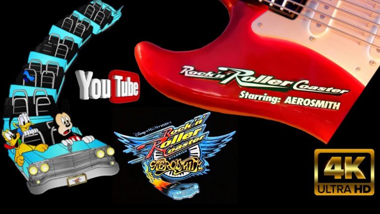 Rock 'n' Roller Coaster Starring Aerosmith | 4K POV Full ride Attraction | Hollywood Studios