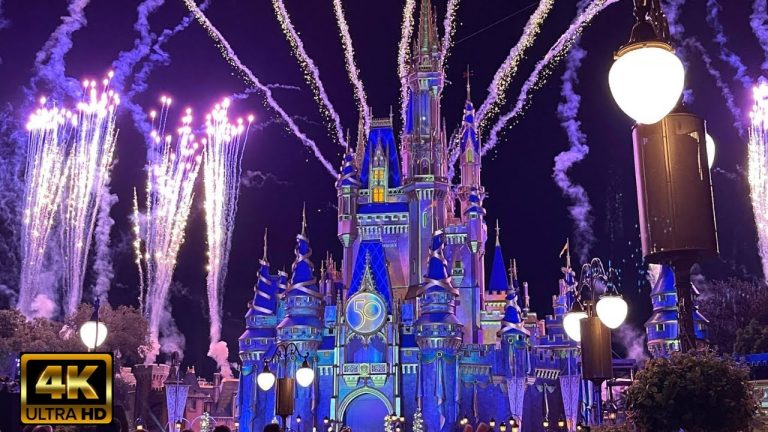 Disney Enchantment 4K POV 60fps Full Show | Disney World Magic Kingdom 50th Anniversary Celebration