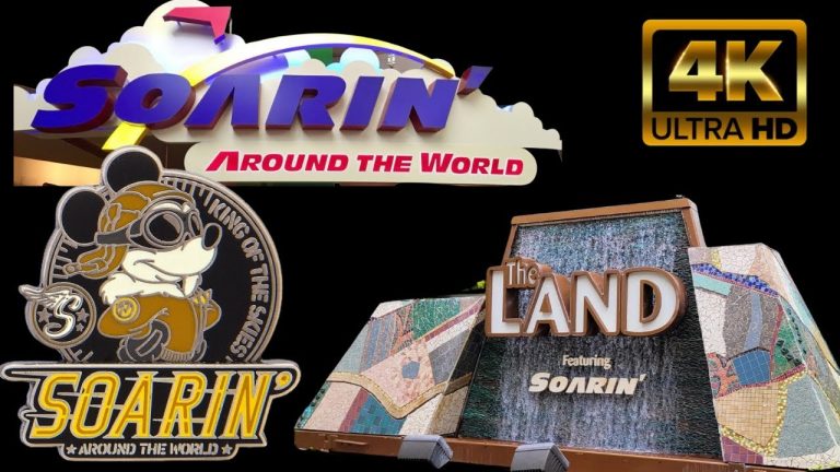 Soarin' Around the World - 4K 60fps POV Full Ride - Soarin': Epcot World Showcase Walt Disney