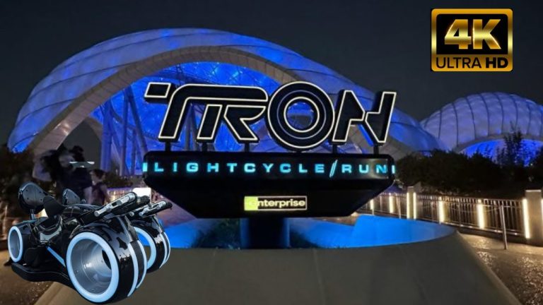 TRON Lightcycle / Run | 4K 60fps 1ST ROW POV | Magic Kingdom: Walt Disney World