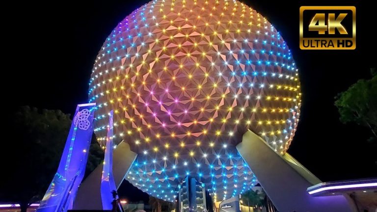 Spaceship Earth Flower and Garden Epcot Beacons of Magic! | 4K POV Full Show Attraction Show 1