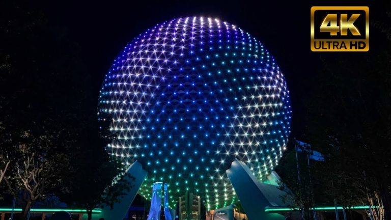 Spaceship Earth Flower and Garden Epcot Beacons of Magic! | 4K POV Full Show Attraction Show 2