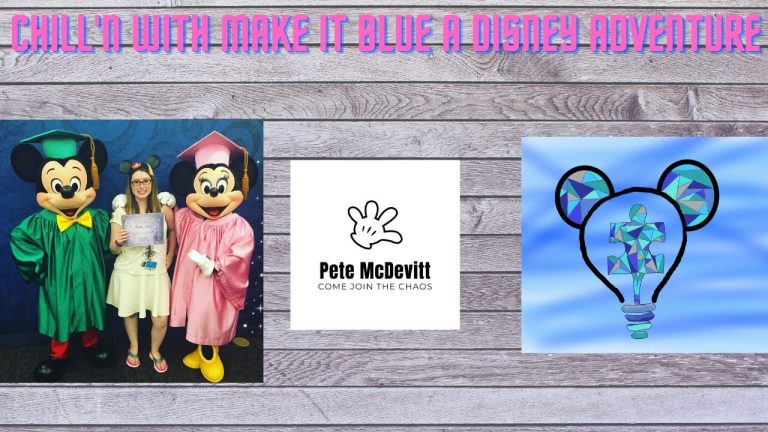Disney Innovator Make it Blue a Disney Adventure is going to "Chill with Pete McDevitt".
