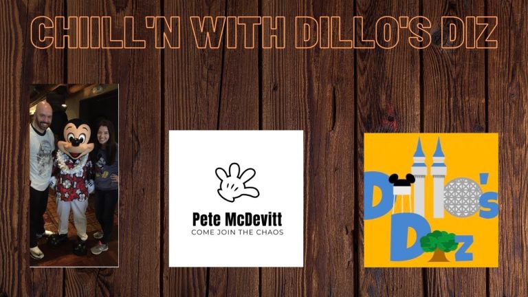 Disney Innovators Dillo's Diz will "Chill with Pete McDevitt".
