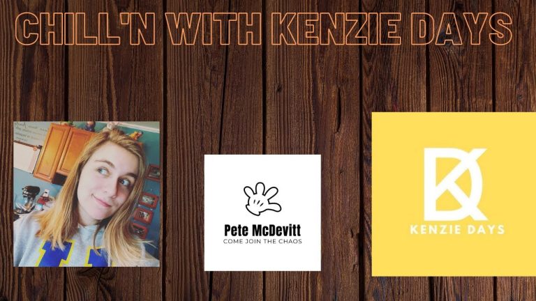 Disney Innovator Kenzie Days will "Chill with Pete McDevitt".