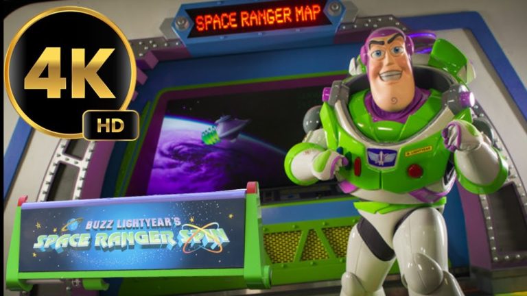 Buzz Lightyear's Space Ranger Spin in Magic Kingdom ~ 4KHD 60fps POV