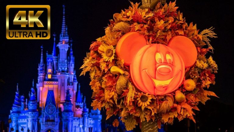 Magic Kingdom Halloween Decoration Stroll 2022 - 4K 60fps POV