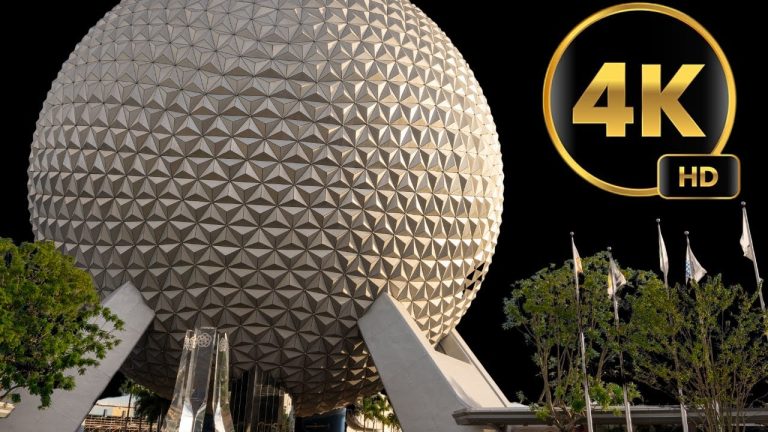 Spaceship Earth 4K HD 60fps Full Ride Attraction Epcot World Showcase: Walt Disney World