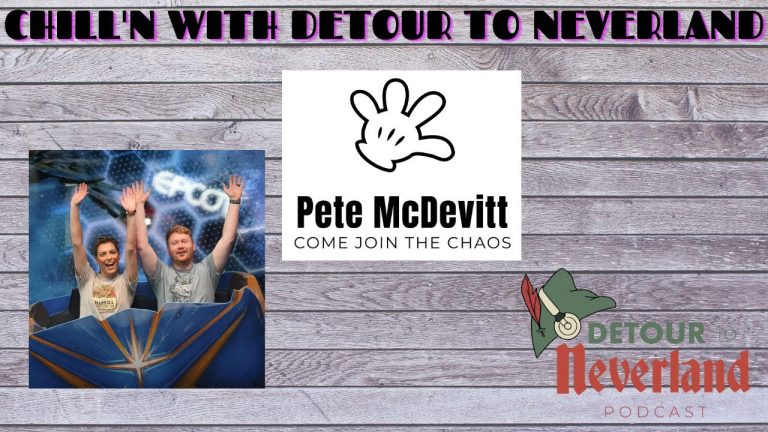 Disney Innovators Detour to Neverland will "Chill with Pete McDevitt".