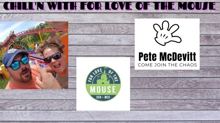 Disney Innovators For Love of The Mouse are going to "Chill with Pete McDevitt".