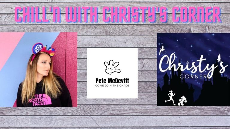 Disney Innovator Christy's Corner is going to "Chill with Pete McDevitt".