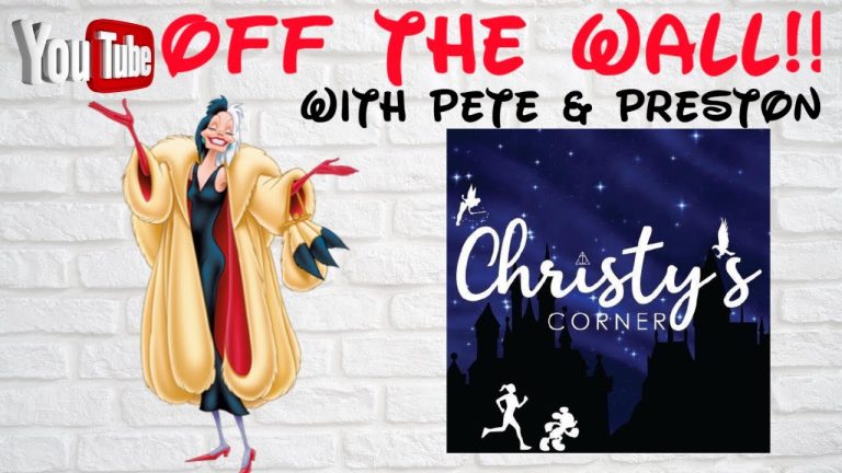 Disney Interviews – OFF THE WALL with Christy’s Corner.