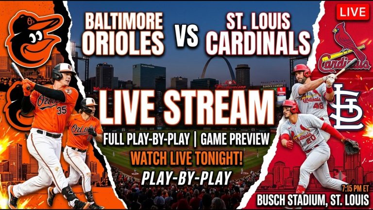 Baltimore Orioles vs St. Louis Cardinals ⚾🔥 Live MLB Play-by-play Watch!