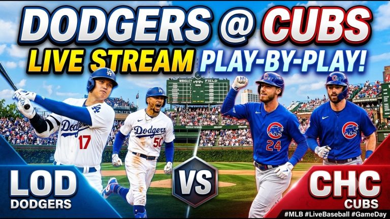 Los Angeles Dodgers vs Chicago Cubs LIVE Play by Play Watch