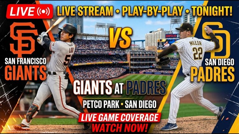 GIANTS vs PADRES LIVE | MLB Play-by-Play Commentary & Live Reaction