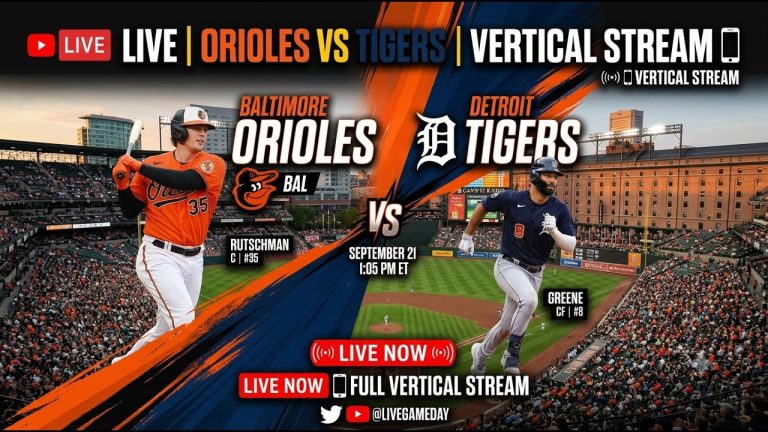 📱 Baltimore Orioles vs Detroit Tigers ⚾🔥 Live MLB Play-by-play Watch!
